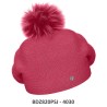 Beret z futrzastym pomponem BDZ820PSJ | Rabionek